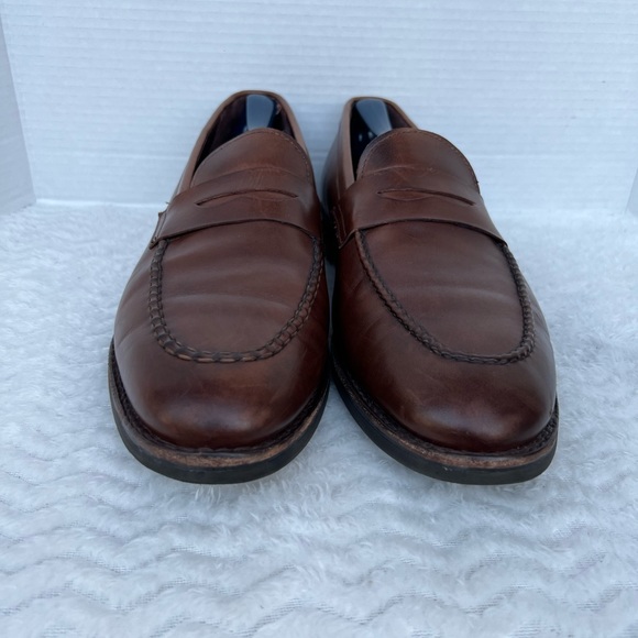 Allen Edmonds "NOMAD" Men’s Brown Leather PENNY Loafers Size 12 D 6813 - Picture 2 of 12